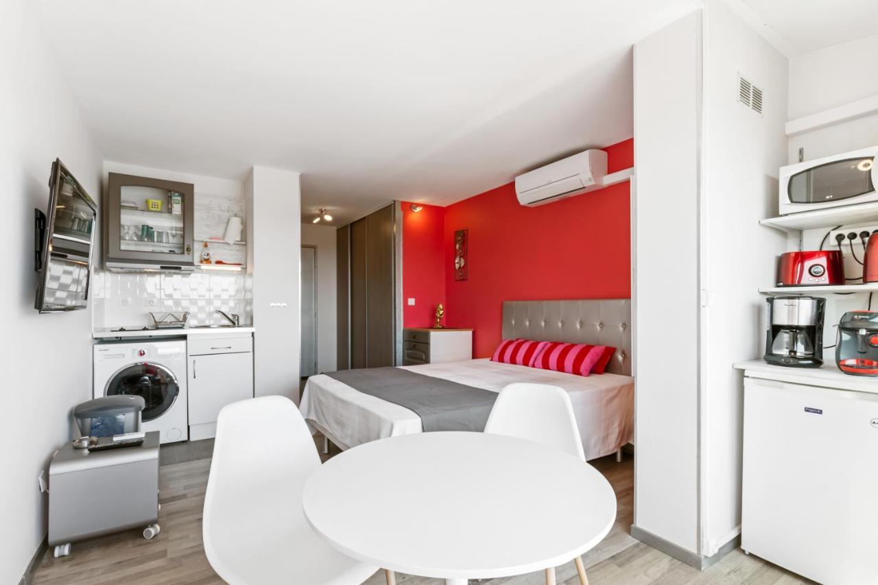 Studio Vue mer panoramique, piscine Port Vénus village naturiste Agde Exterior foto